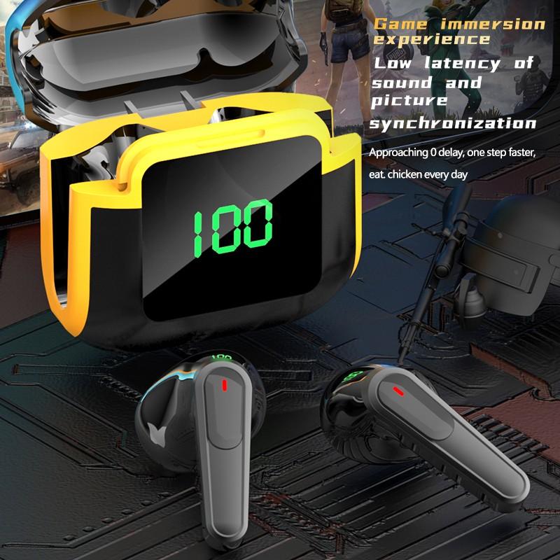 Căști Bluetooth cu adevărat fără fir Căști Hifi de calitate a sunetului cu apel HD, control tactil, carcasă de încărcare, mini căști intraauriculare pentru jocuri