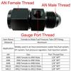 2X AN4 AN6 AN8 AN10 AN12 1/8 NPT AN Swivel Joint Connection for Oil Gauge Sensor Side Port Adapter Female To Male Flare Fitting