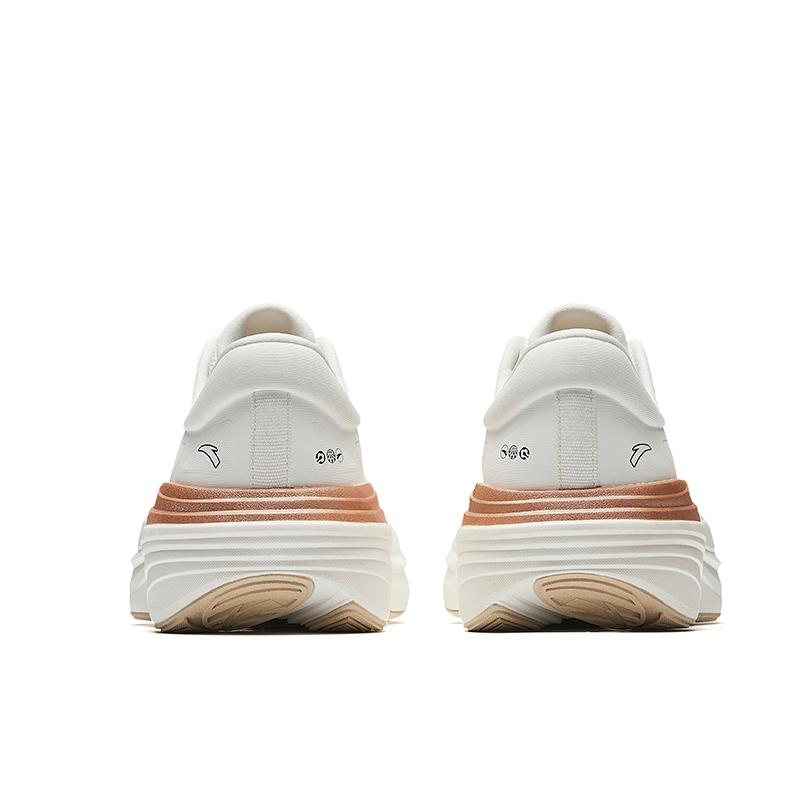 Anta Travel Step 2S Comfortable Shock Absorbing Breathable Low Top City Commuting Running Shoes Women Sneakers White 122535545-1