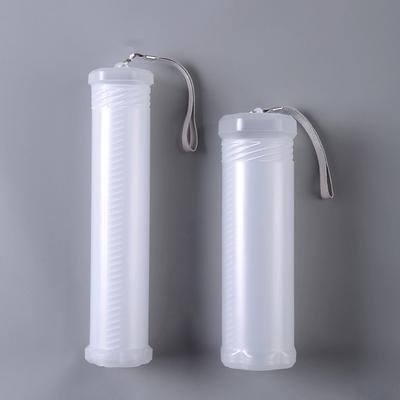 1PC Clear Plastic Retractable Makeup Brush Holder Adjustable Height Makeup Brush Cylinder With Lid Dustproof Cosmetic Brush Box