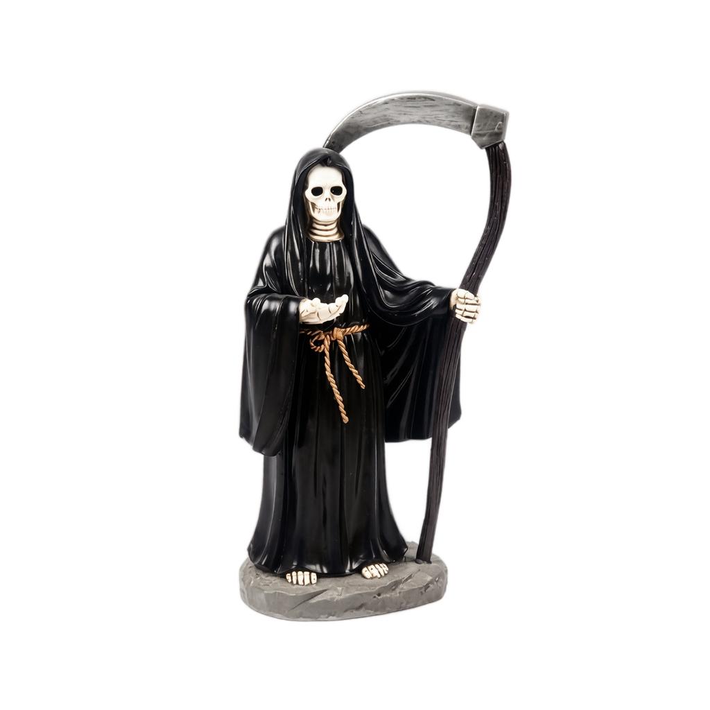 Resin Statue for Garden Desktop Shelf Decor Dark Home Decoration