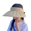 Childrens Sun Hat With Wide Brim And Open Top Uv Shield For Outdoor Activities And Sun Safety