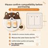 Cartoon Animal Light Switch Cover Creative Animal Switch Ornament  Bedroom Wall Decor
