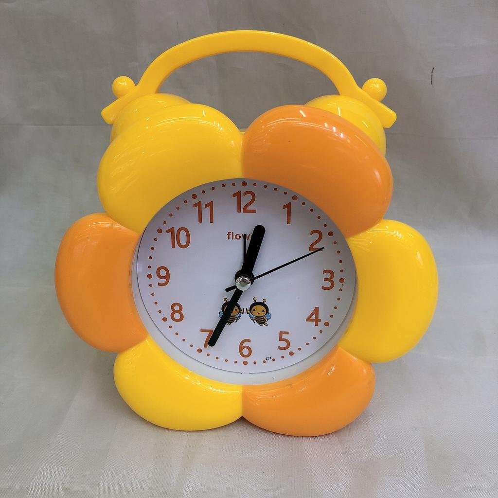 Sunflower Fashion Creative Small Alarm Clock Wake Up Student Gift Clock Flower Modeling Table