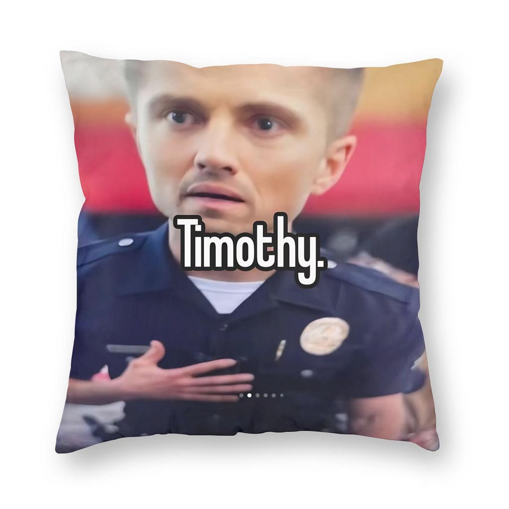 Tim Bradford The Rookie Pillowcase Printing Polyester Cushion Cover Decorative Pillow Case Cover Seat Square 40X40Cm