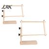 Adjustable Embroidery Stand Table Stand, Cross Stitch Hoop for Lap Multi-angle or Top Tapestry, Wooden Holder Bead Frame