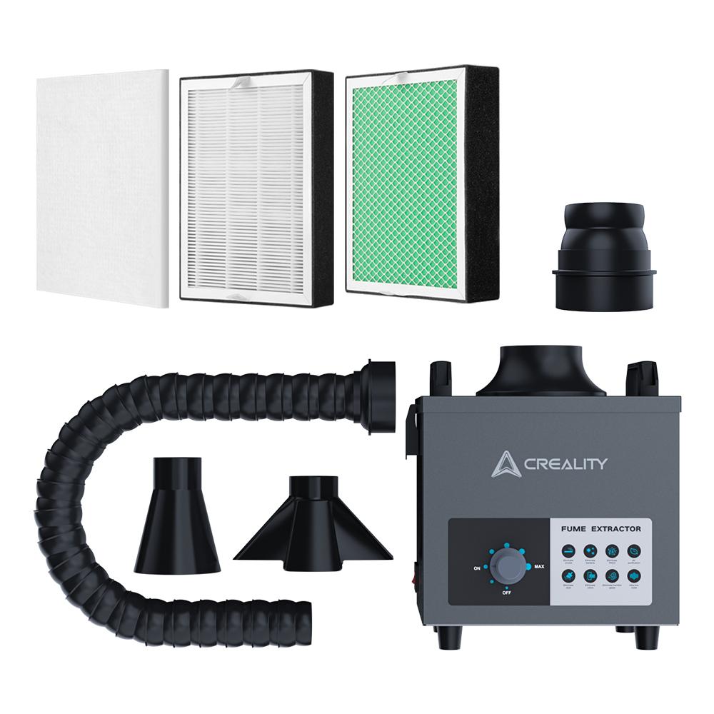 Creality Fume Extractor 100W Mini Desktop Rauch Absorber Remover Starke Saugkraft mit 3 Bühne