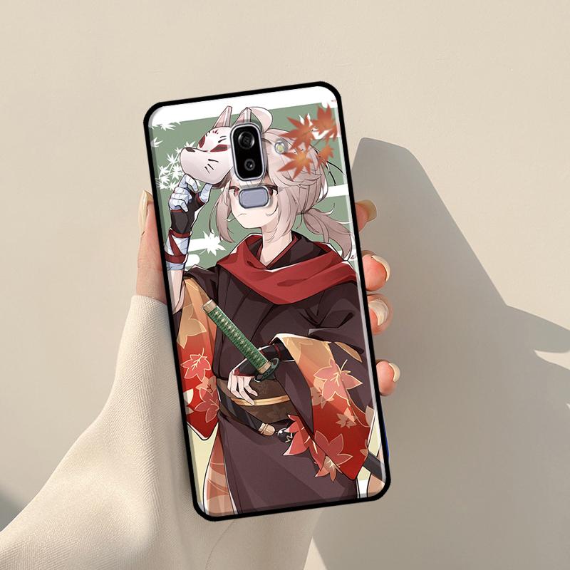 Genshin Impact Kaedehara Kazuha Pouzdro Pro Samsung Galaxy J1 J3 J7 J5 2016 A3 A5 2017 J8 A7 A9 J4 J6 A6 A8 Plus 2018 Kryt