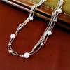 French Pearl Multi-Layer Necklace: Elegant, Versatile Fashion Accessory with Unique Design