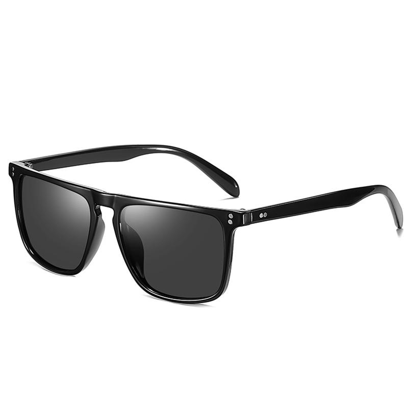 Flat Top Square Glasses Stylish Sports Eyewear for Car Running Driving Travel and Fishing Sunglasses 0 -0.5 -0.75 -1.0 To -6.0