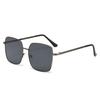 Unisex Sunglasses Comfortable Uv380 Sun glasses Polygonal Metal Frame Metallic Outdoor Eyeglasses For Outdoor Travel Daily Use