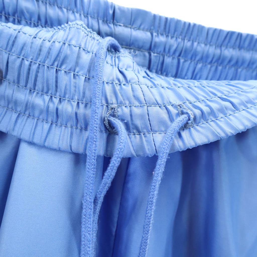 Adidas 70s Vintage Wind Pants L Blue Descente Men's Used