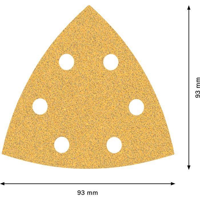 50 Expert C470 D 93x93mm G 60 Abrasive Sheets for Delta Sanders - Bosch - 2608900927