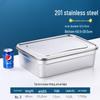 Tian Yajing Stainless Steel Rectangular Food Storage Container