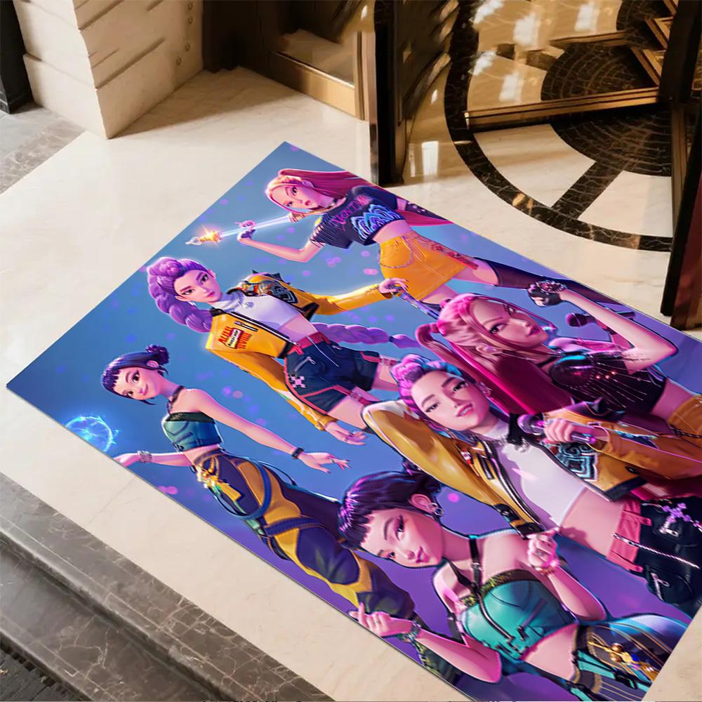 Neon Dreams: Future Fashion Area Rug Perfect for Bedrooms Kitchen Game Room Hallway Antislip Carpet Office home decor