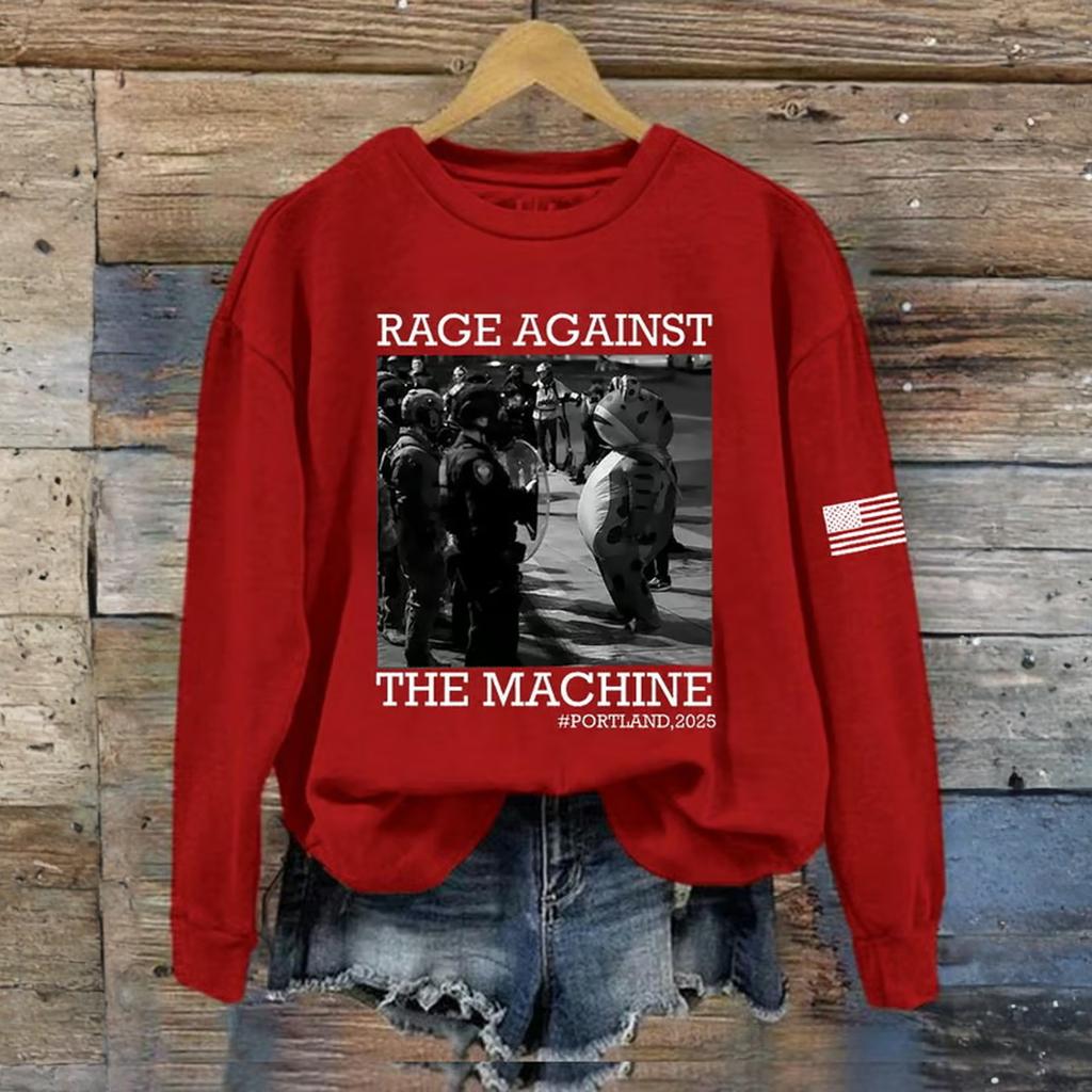 Women's Fashion Daily Versatile Casual Sweatshirts Long Sleeve Round Neck Top Sweatshirts