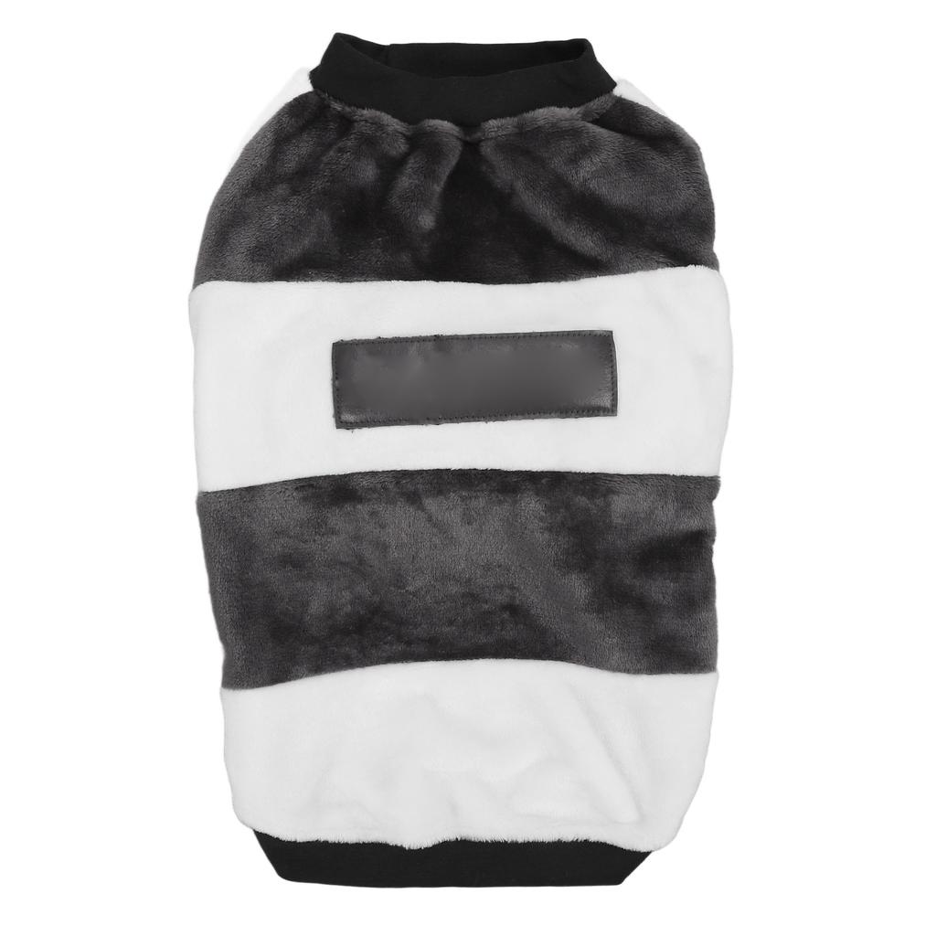 Dog Warm Clothes Round Neck Soft Skin Friendly Dog Winter Shirt for Medium Large Pet