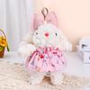 Plush Stuffed Drooping Ear Rabbit Pendant Rabbit Doll Bag Hanging Pendant  Bag Backpack Decor