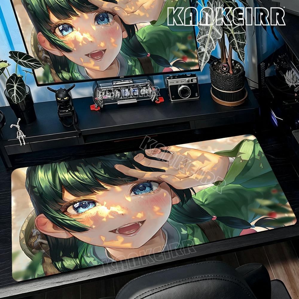 Anime Apotheker-Tagebücher Mauspads XXL Gamer Computer HD Mauspads Natürlicher Gummi Rutschfeste Teppiche XXL Tischmatten Schreibtischzubehör