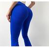 Women's High Waist Flared Yoga Pants - Hip Lift, Slim Fit, Wide Leg Fitness Trousers