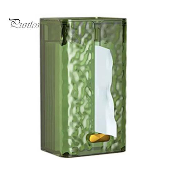 Tissue Box Wall-Mounted Tissue Storage Box Self-Adhesive Strong Load-Bearing Capacity Paper Towel Holder for Home