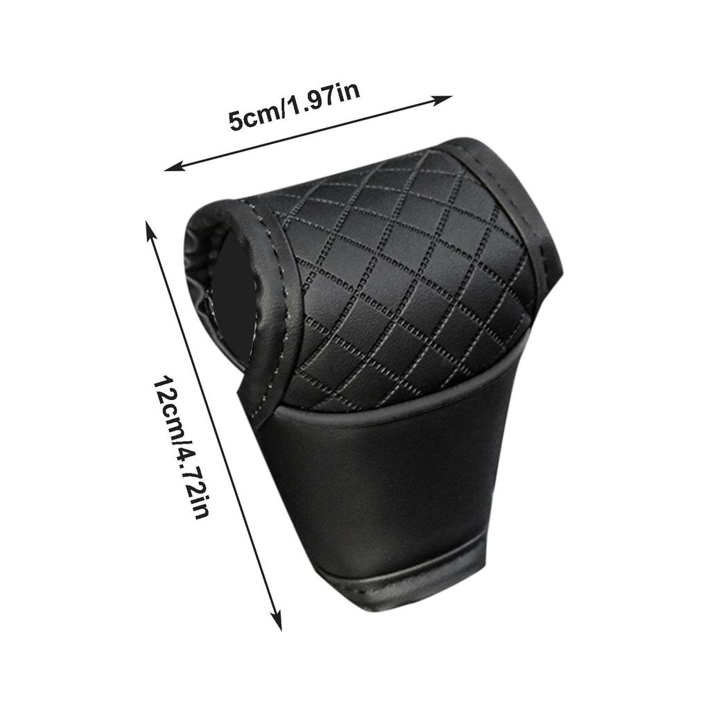 Car Gear Cover, Leather Shift Knob, Gear Lever Leather Gear Shift Knob Cover, Manual