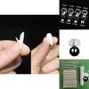 Realistic Halloween Vampire Fangs Teeth Kit With Solid Adhesive And Customizable Sizes