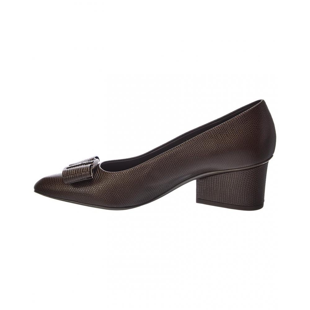 Salvatore Ferragamo Ferragamo Viva Leather Pump Green