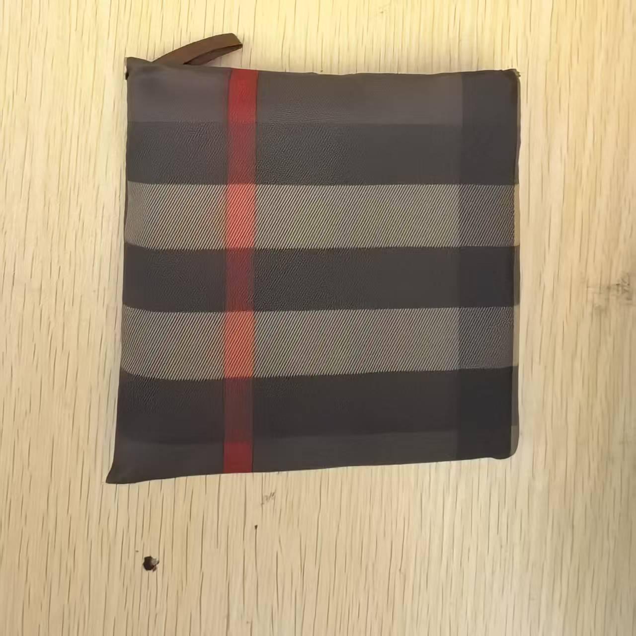 

Середній Складаний Екологічний Клітинка Смужка Нейлонова Сумка для Шопінгу - Корейський Стиль