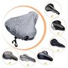 Bike Seat Cover with Adjustable Drawstring Waterproof Oxford Cloth MTB Road Mountain Bicycle Saddle Sun Dust Protector Cover