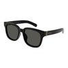 Logo Acetate Square Sunglasses Men's Black