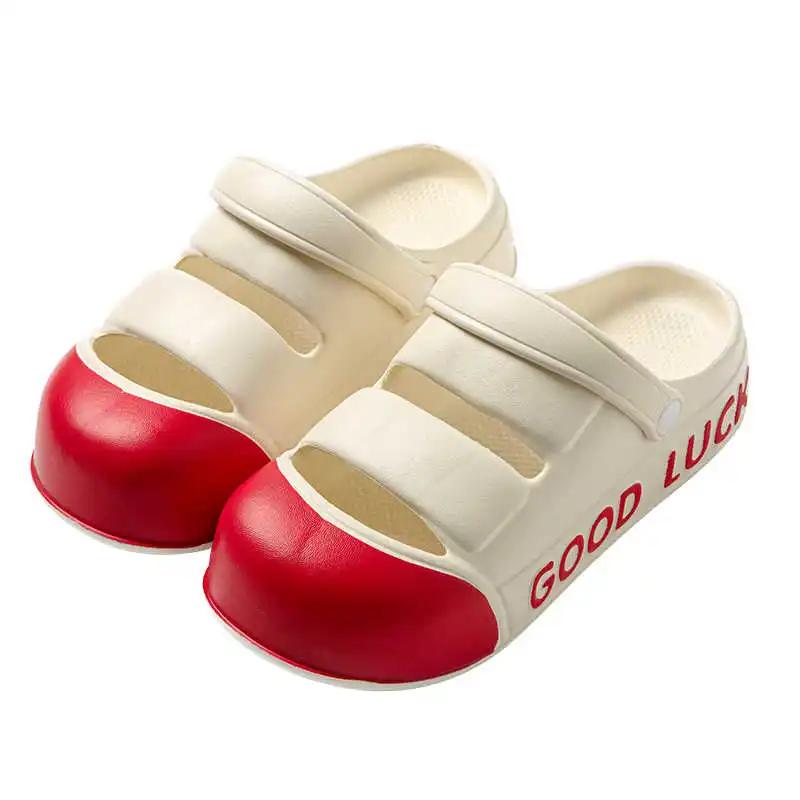 Fashion Slingback Anti-skid Running Shoes Soft Sole Slippers Women's Sports Sandals Sneakers Foot-wear Imported Choes 2025outdoor