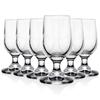 6x Vodka Shot Glasses with Stem Set 20 Ml