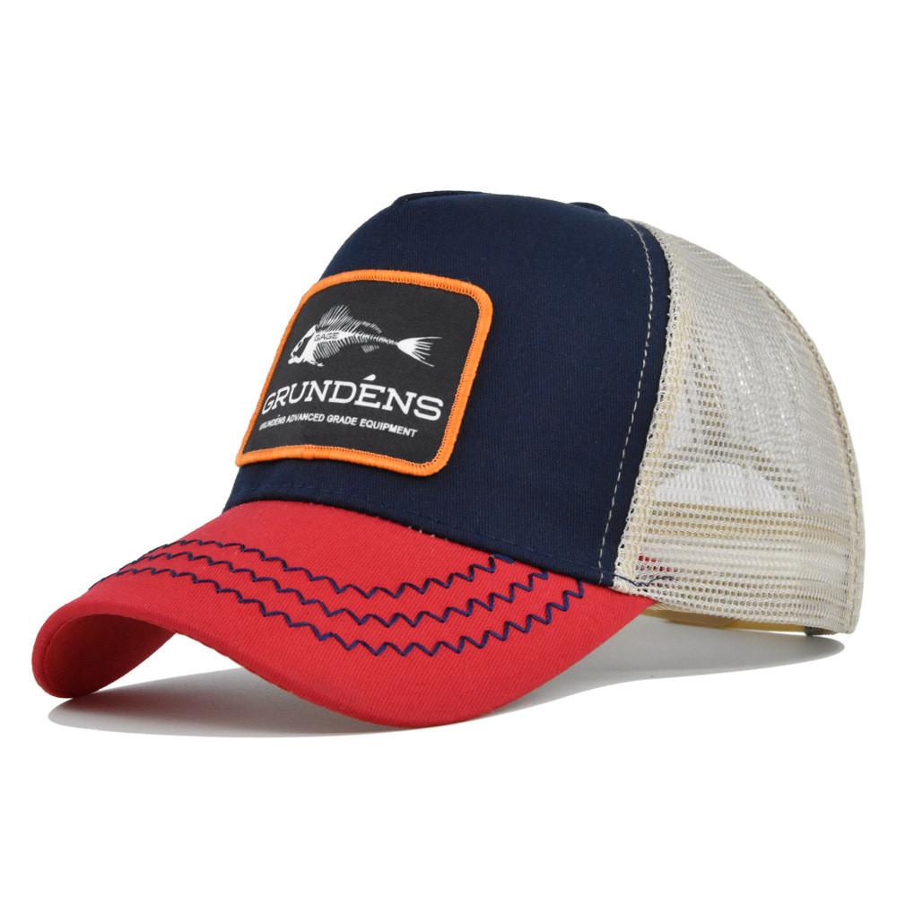 Retro Style Cross-border Embroidered Baseball Cap With Duck Tongue Sun Hat Mesh Cap