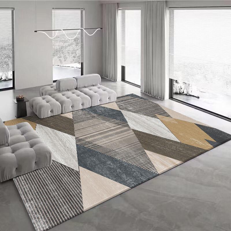 Fashionable and high-end carpet, living room sofa and coffee table carpet, light luxury Nordic minimalist carpet