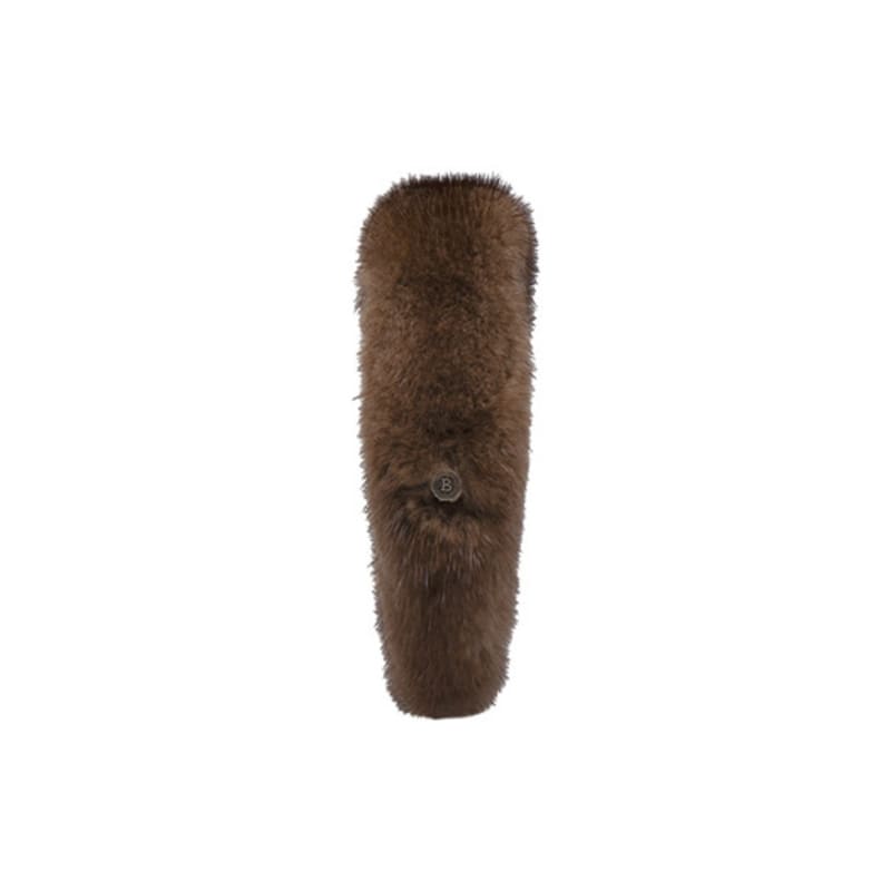 Brown Hat [serre-tete] Mink Fur Band - Brown