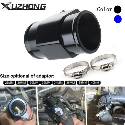 Aluminium-Wassertemperaturanzeige Kühlertemperatur 26 mm/28 mm/30 mm/32 mm/34 mm/36 mm/38 mm/40 mm Wassertemperatur-Verbindungsrohrsensor-Schlauchadapter