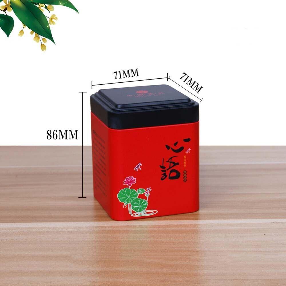 European Pastoral Style Mini Iron Box Easy-Carry Tin Cans Portable Tea Packaging Box