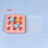 DIY Porous round Candy Chocolate Silicone Mold with Lid for Fondant Pudding Ice Cube Making Valentine's Day Wedding Cake Mold
