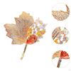 Leaf Brooch Pin for Women Breastpin Suit Wedding Party Clothes Accessories