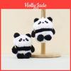 Adorable Panda Plush Toy Keychain Soft Fruit Panda Doll Pendant For Bags