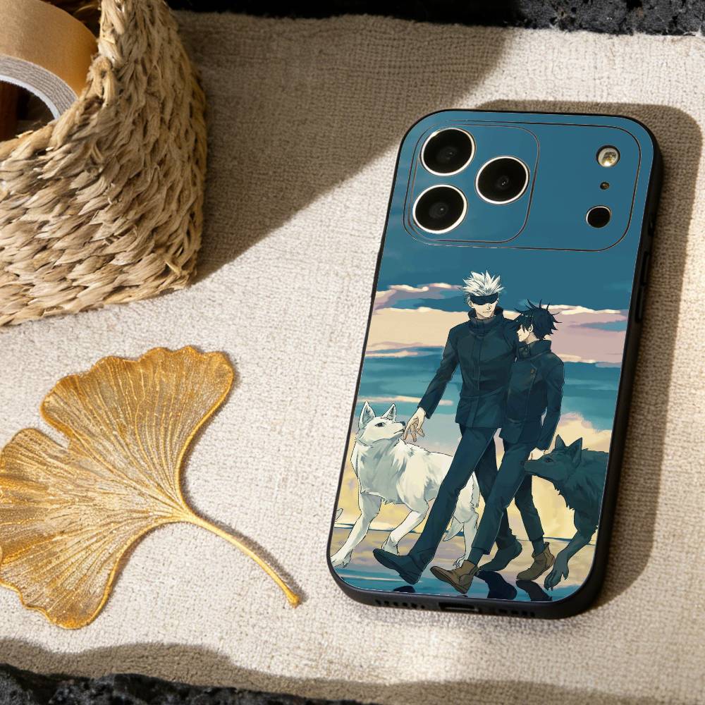 S-Satoru Gojo and His Students Phone Case Silicone Soft For IPhone 17 16 15 14 13 12 11 X XR Plus Pro Max Plus