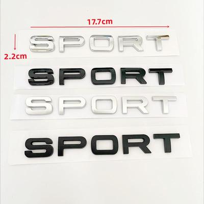 1 Stück 3D ABS SPORT Buchstaben Emblem Auto Heckklappe Abzeichen Für Discovery Evoque Range Rover L494 L320 Sport Aufkleber Zubehör