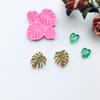 Monstera Leaves Ear Studs Combination Earring Form Epoxy Żywica Biżuteria Forma Żywica Odlew Wisiorek Forma do DIY