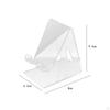 Clear Acrylic Desktop Phone Holder Display Rack Easel Accessories Sturdy for Retail,