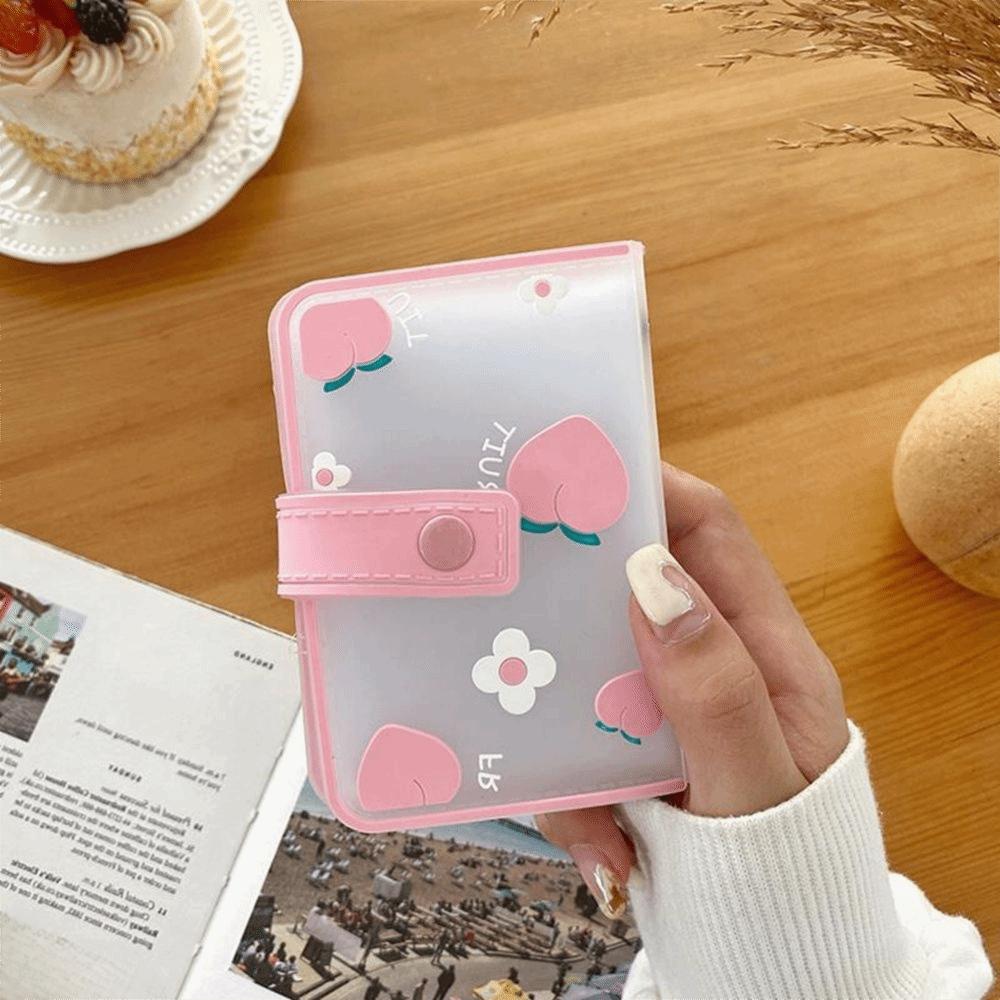 20 Bit Men Matte Transparent Credit Card Box Cartoon Card Holder Card Bag Credit Card Pocket