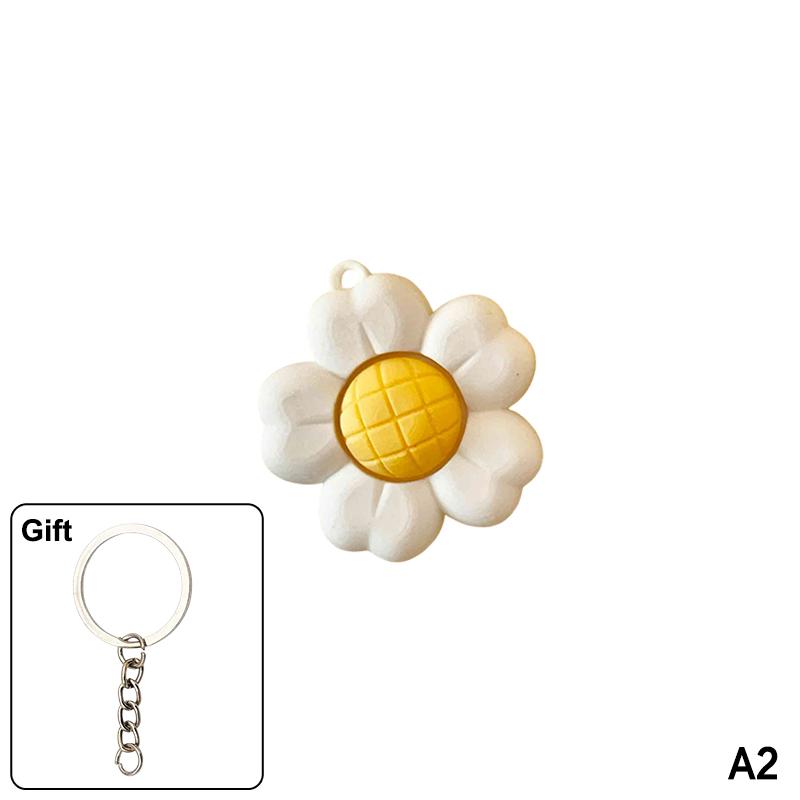 Acorn Relax Clicker Anxiety Relief Keychain Fingertip Press Button Fidget Toy Bag Pendant Portable Sensory Gift