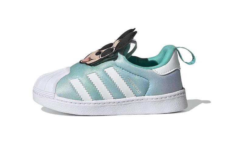 

Детская обувь Disney x Adidas Originals SUPERSTAR 360 Низкая светло-голубая для малышей и детей ясельного возраста GY9151 25