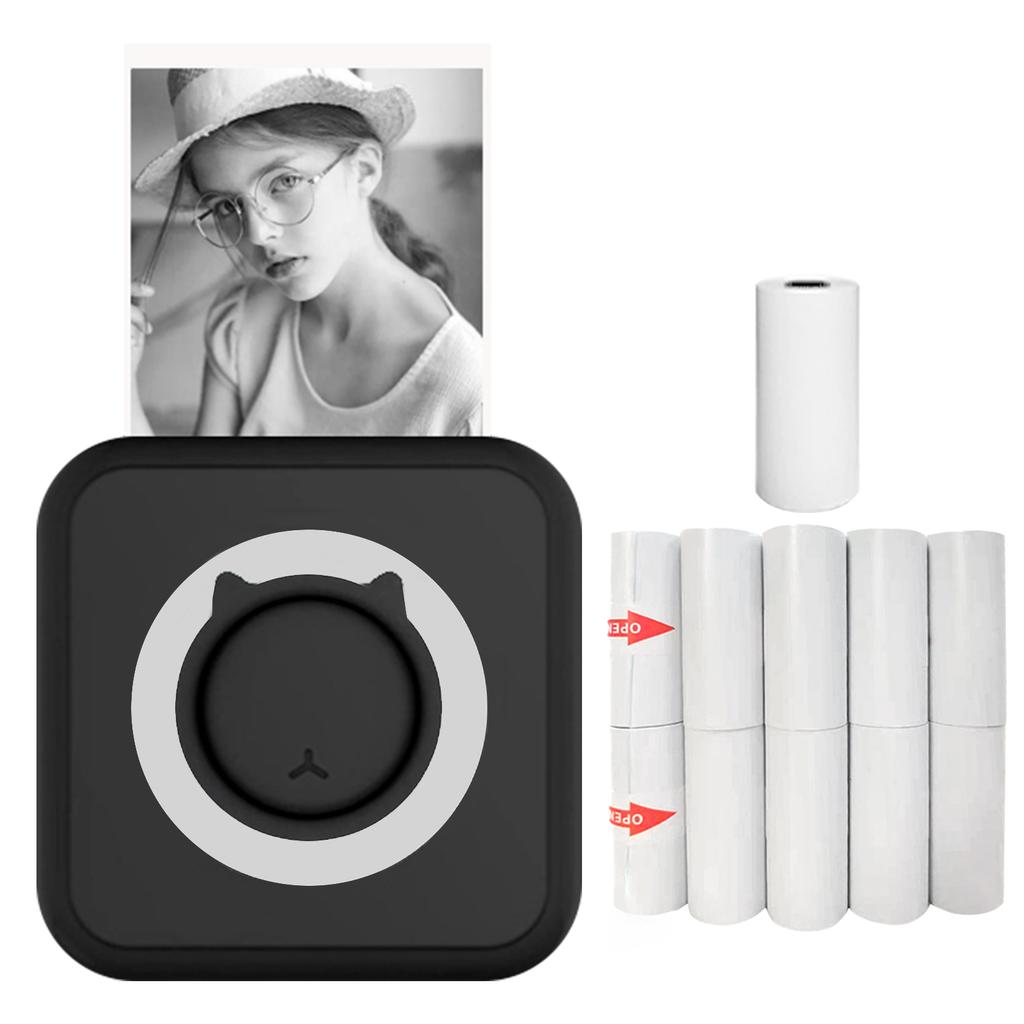 All-in-one Photo Printer Multifunction Portable Printer Wireless Instant Mini Printer Support BT