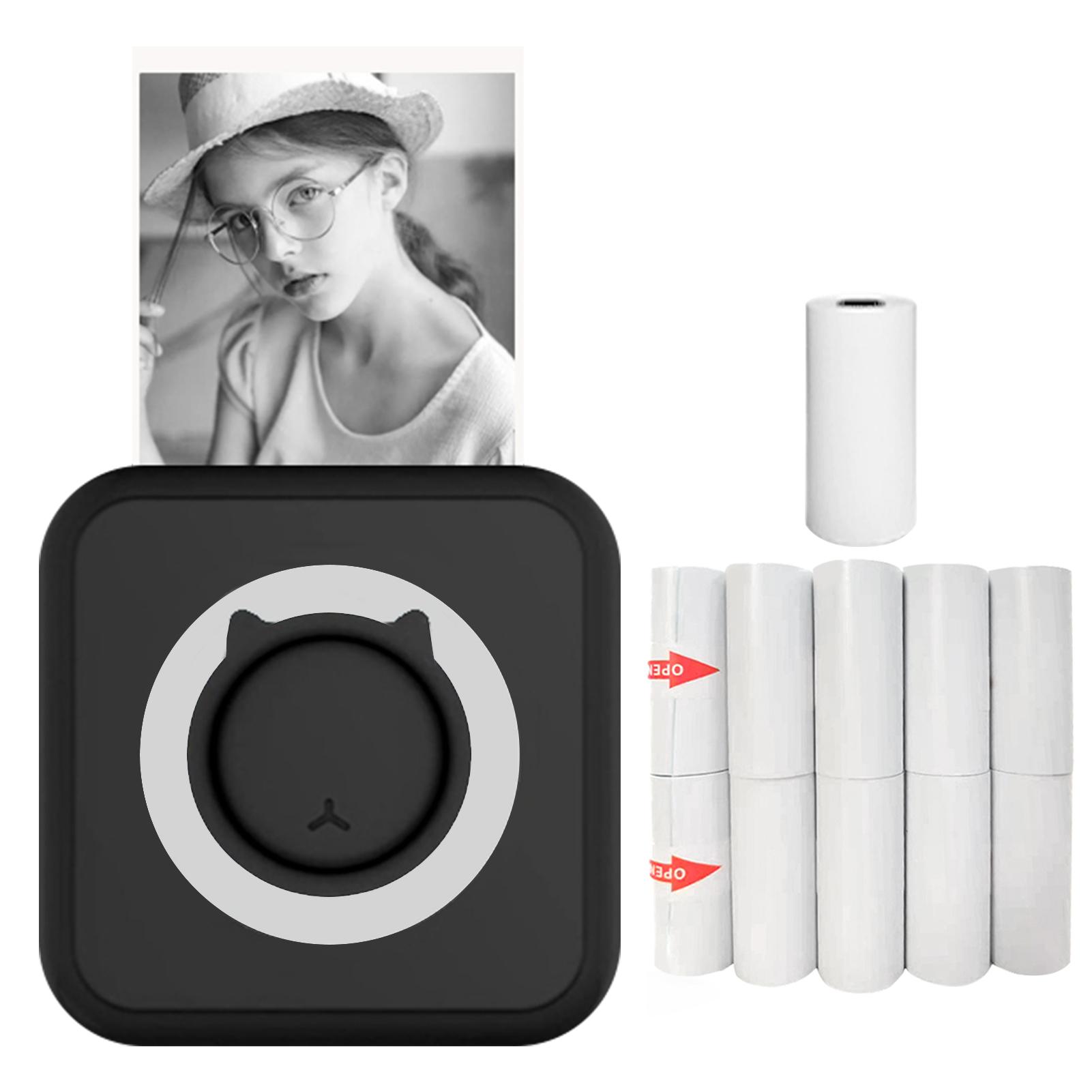 Универсальный фотопринтер Многофункциональный портативный принтер Беспроводной мгновенный мини-принтер с поддержкой BT B-2